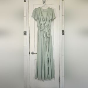 Baltic Born Naomi Maxi Dress Sage Green M